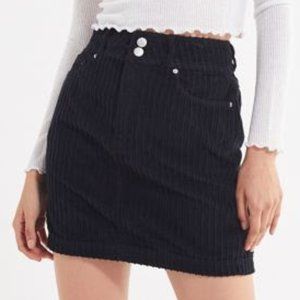 Urban Outfitters Black Corduroy Skirt – M (EUC)